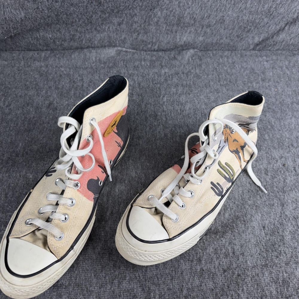 Converse Chuck Taylor All Star Shoes Mens Size 9 Desert Horse High Top 169821C - Picture 4 of 12